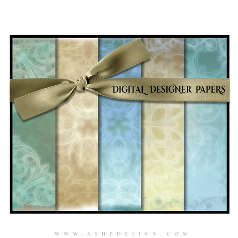 Digital Paper Set | Kaleidoscope Mist