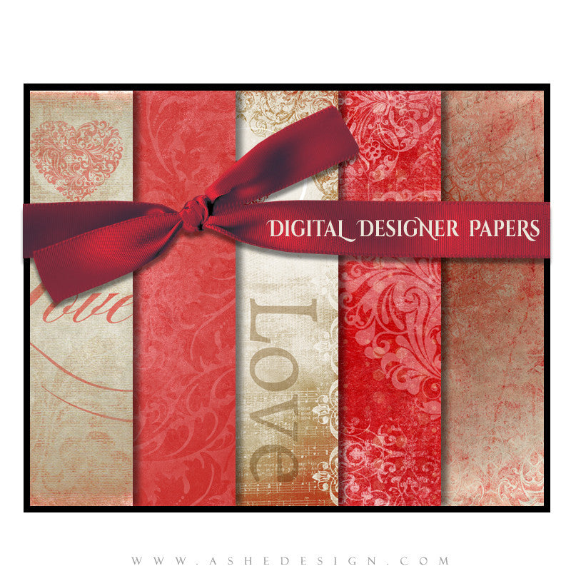 Amour - Digital Papers full set web display