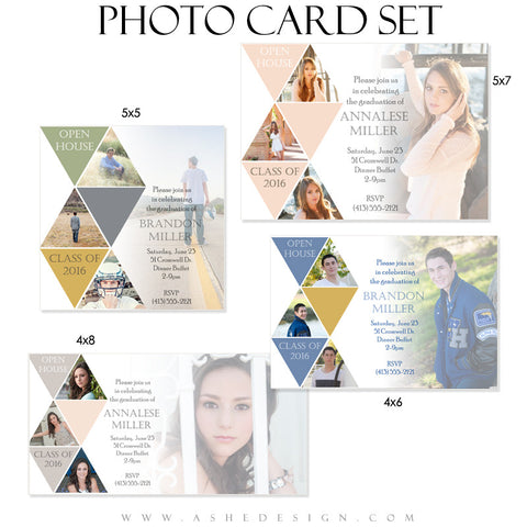 Senior Graduation Photo Cards | Symmetry