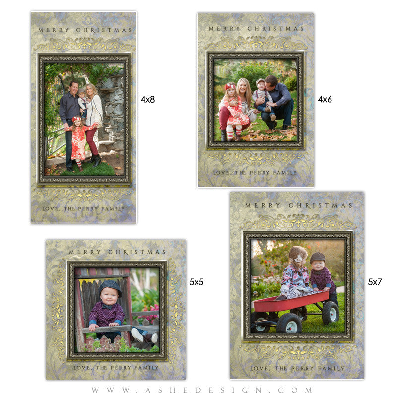 Christmas Photo Card Templates | Mistletoe
