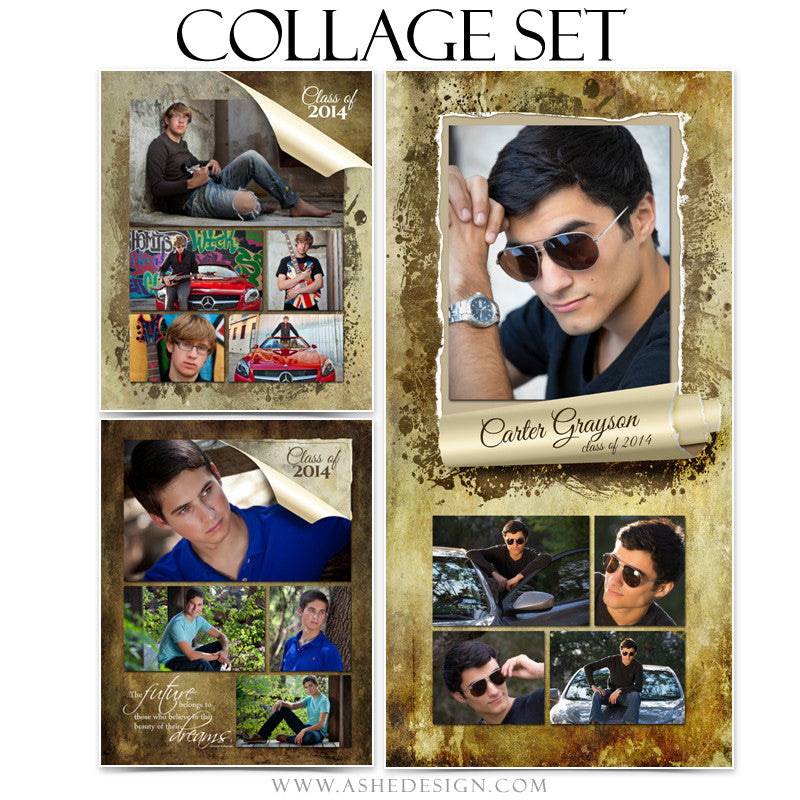 Ripped Collage Set (8x10, 11x14,10x20)  web display