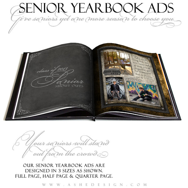 Wrought Iron Yearbook Ads for Photographers