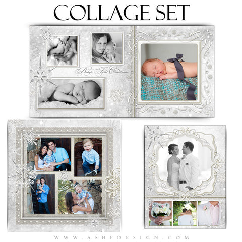 Snow Babies Collage Set 10x20,11x14,12x12 web display