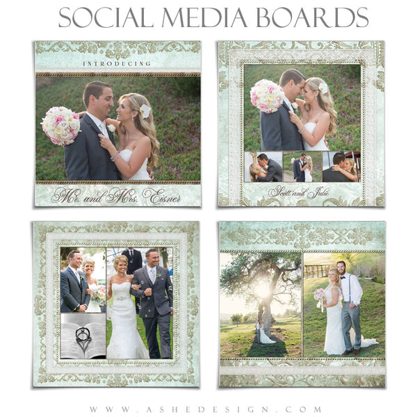 Social Media Boards | Tiffany Damask