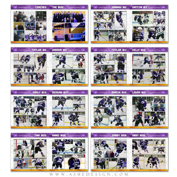 Ashe Design | Memory Maker Yearbook 10x10 Pages web display