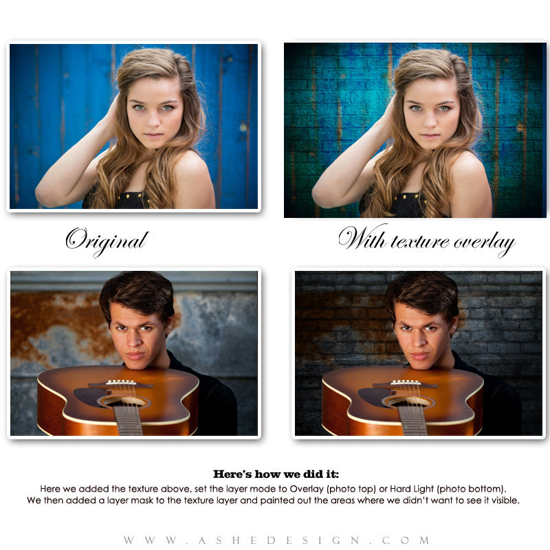 Ashe Design | Brick Wall Texture Overlays