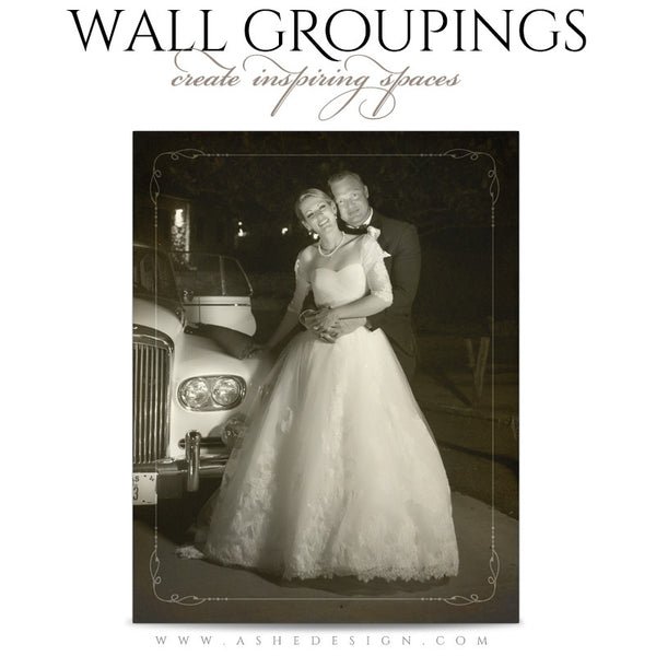 Ashe Design | Wall Groupings Weddings Photography Templates | Our Love Story2