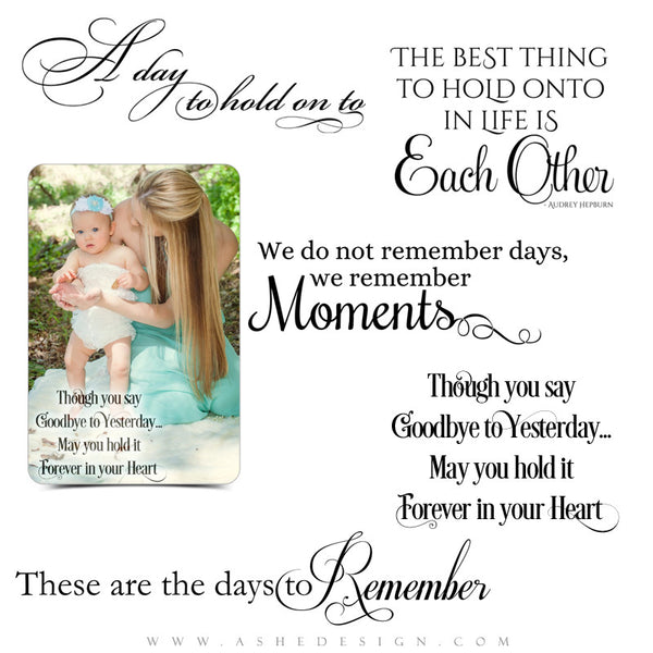 Days To Hold On To Inspirational Word Art Quotes