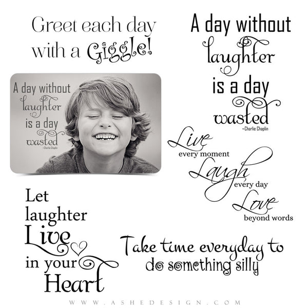 Word Art For Photographers | Laughter