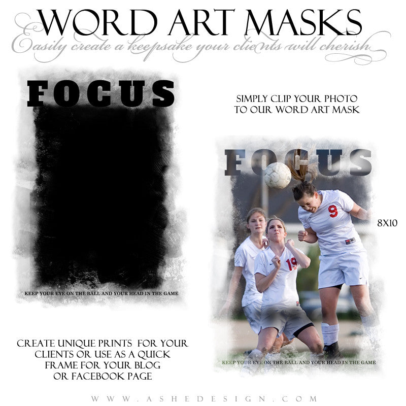 Word Art Layer Masks web display