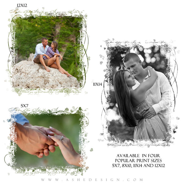 Word Art Layer Masks - My Love example 2 web display