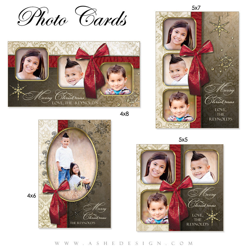 Joyful & Triumphant Holiday Photo Card Templates