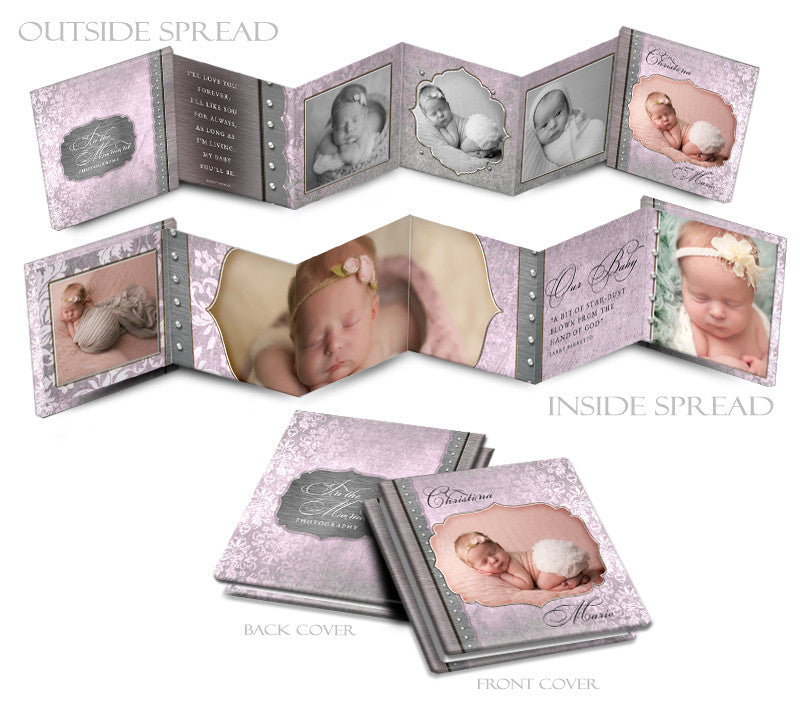 Baby Girl 3x3 Mini Book | Christina