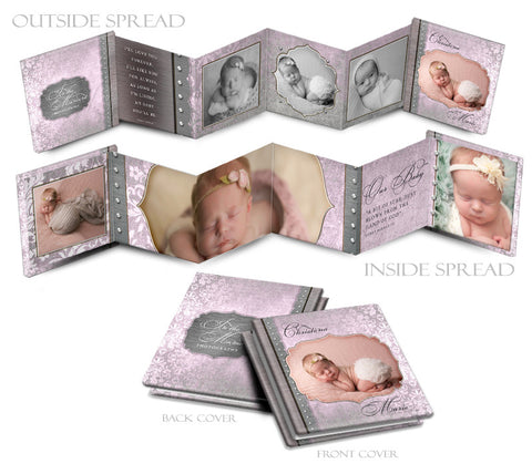 Baby Girl 3x3 Mini Book | Christina