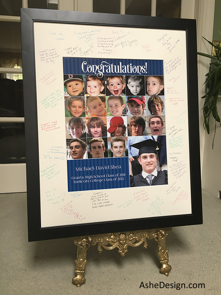 Graduation Signing Board Collage Keepsake