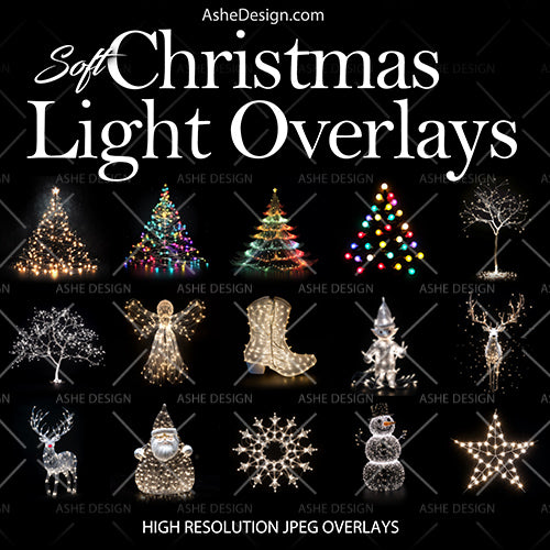 Christmas Overlays,  Photoshop Overlays,  Bokeh Snowflake Overlay,  Rudolph Overlay,  Photoshop Overlay,  Reindeer Overlay,  Angel Lights Overlay,  Fairy Lights Overlay,  Christmas Lights Overlay,  Christmas Tree Overlay