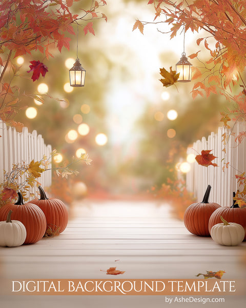 Digital Backdrop Set - Whispers of Autumn