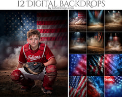 Digital Photography Backdrops - Americana