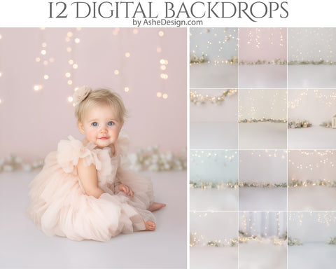 Digital Photography Backdrops - Bokeh Ivy