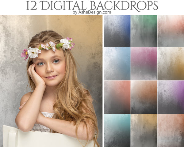 Digital Photography Backdrops - Colored Sandstone