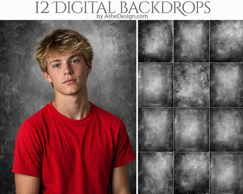 Digital Photography Backdrops - Dark Grunge
