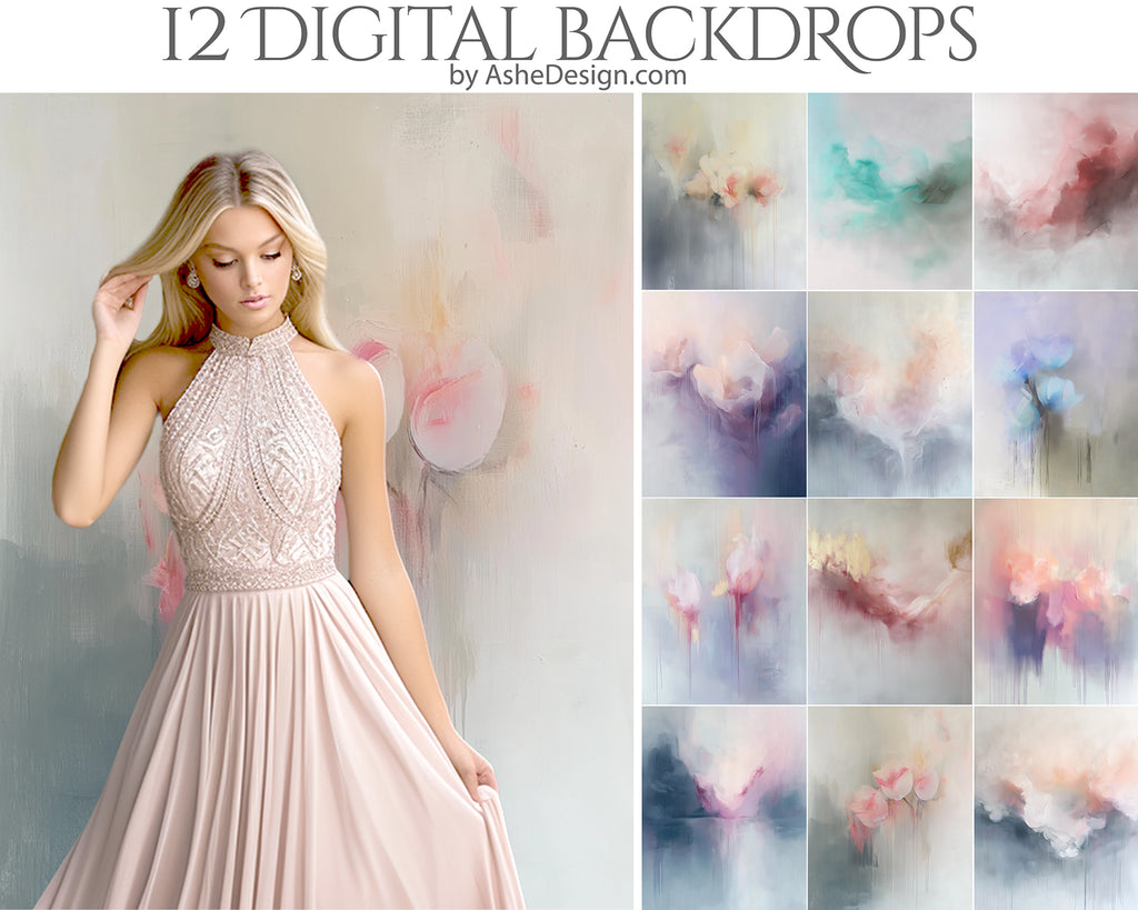 Digital Photography Backdrops - Dreamy Abstracts