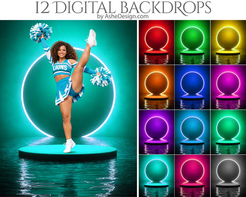 Digital Photography Backdrops - Halo Reflection