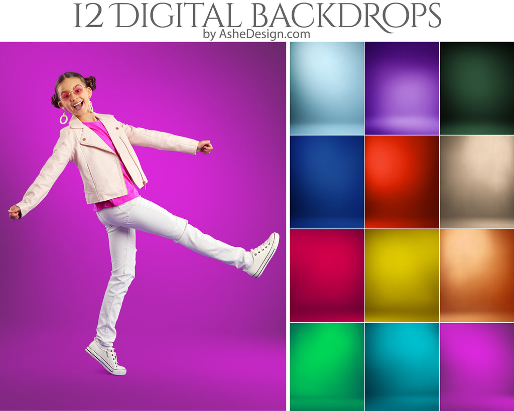 Digital Photography Backdrops - Monochrome Color Studio – AsheDesign
