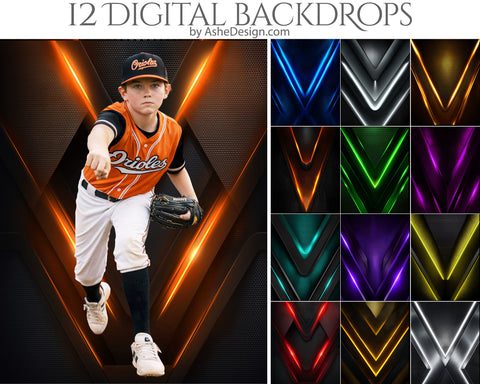 Digital Photography Backdrops - Neon Mesh