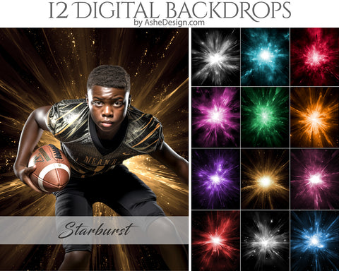 Digital Photography Backdrops - Starburst