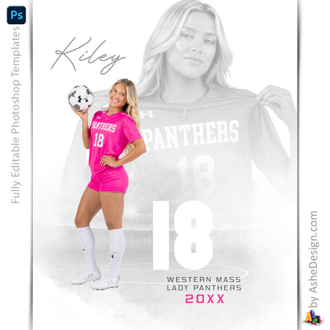 Amped Effects - Signature Moments Soccer Poster Template For Photoshop