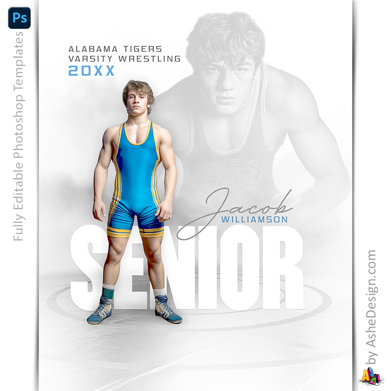 Amped Effects - Signature Moments Wrestling Poster Template For Photoshop