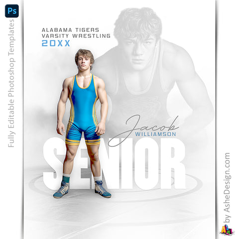 Amped Effects - Signature Moments Wrestling Poster Template For Photoshop