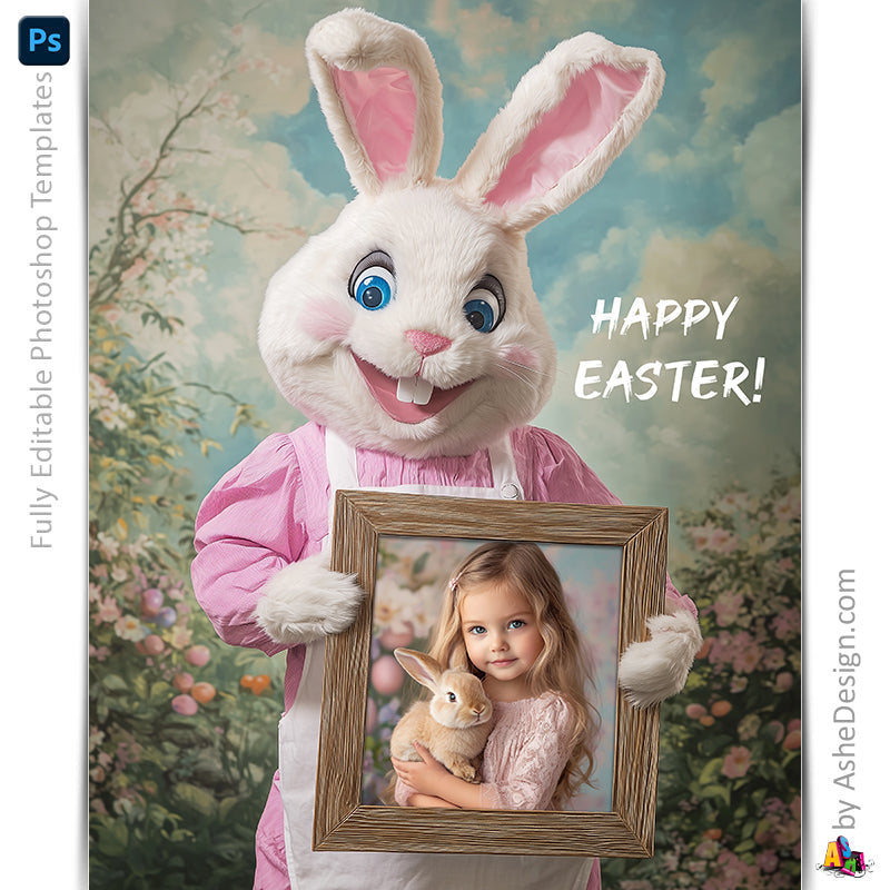 Easy Effects - Easter Bunny Frame