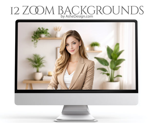 Zoom Backdrops - Modern Boho