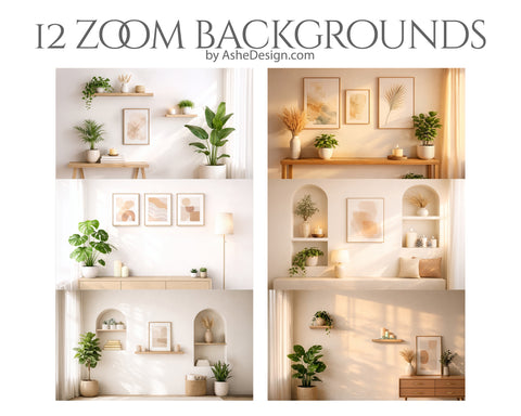 Zoom Backdrops - Modern Boho