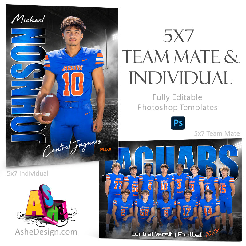 5x7 Team Mate & Individual - Standout Football