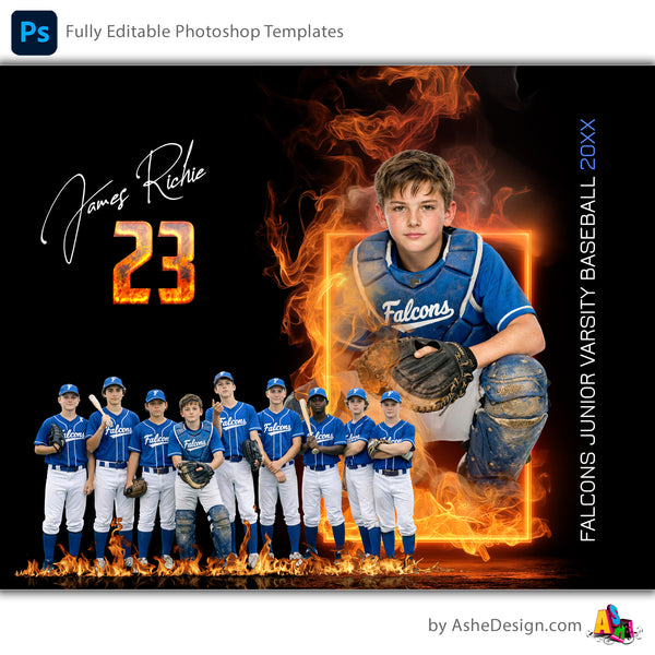 Sports Memory Mates - Fire Framed