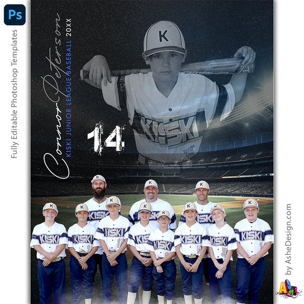 Standard Memory Mate Sports Memory Mates - Reflection Baseball – AsheDesign