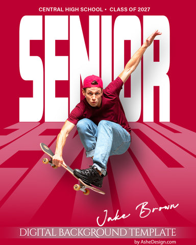 Digital Backdrop Set - Senior Perspective