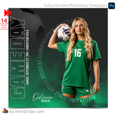 Game Day Social Media Template for Photoshop - Inner Circle