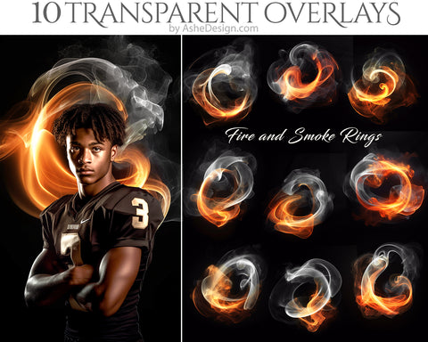 PNG Overlays - Smoke and Fire Rings
