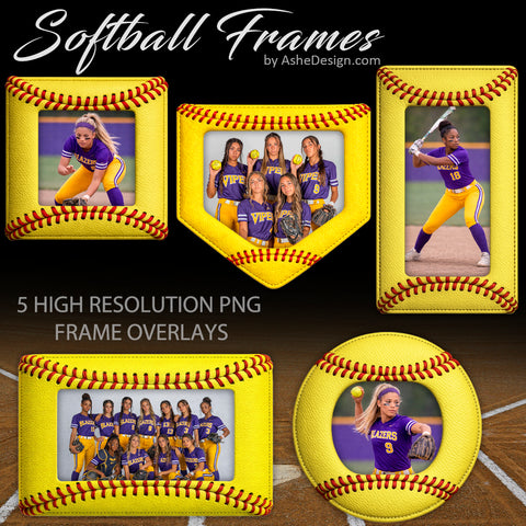 Designer Gems  - Softball Frames