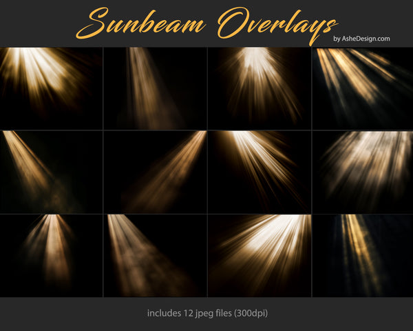 Designer Gems -  Sunbeam Overlays