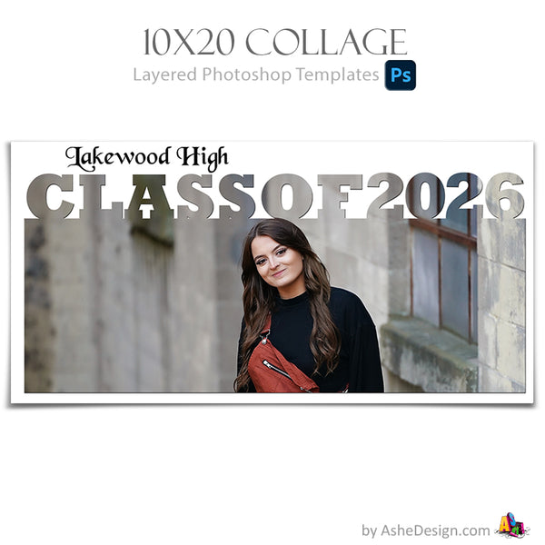 Senior Collage Set (12x12, 10x20, 11x14) - Senior Year 2026