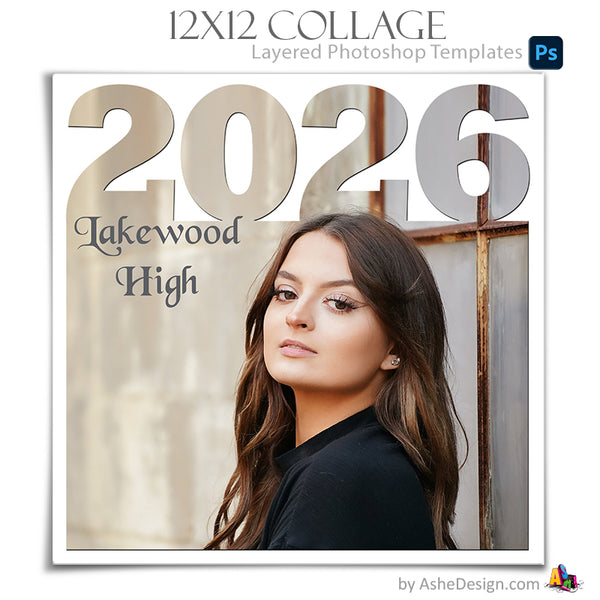 Senior Collage Set (12x12, 10x20, 11x14) - Senior Year 2026
