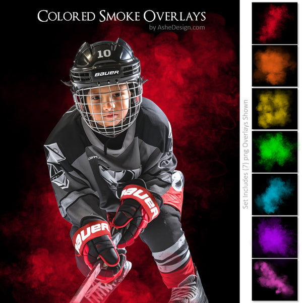 PNG Overlays - Colored Smoke