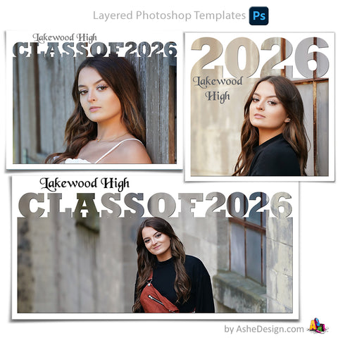 Senior Collage Set (12x12, 10x20, 11x14) - Senior Year 2026