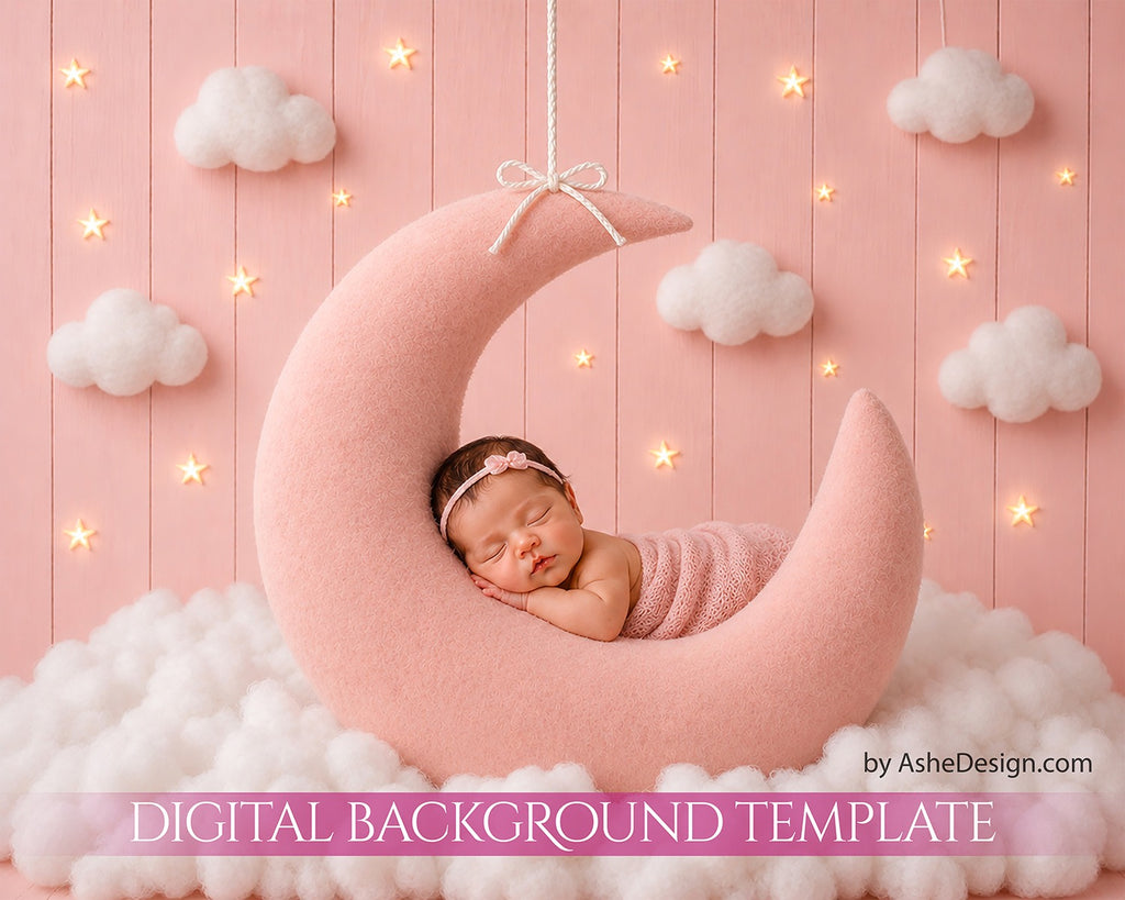 Digital Backdrop Set - Baby Dreams
