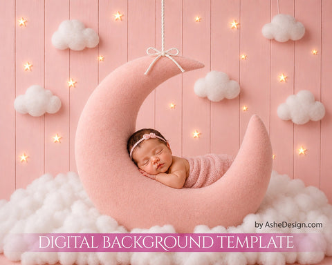 Digital Backdrop Set - Baby Dreams